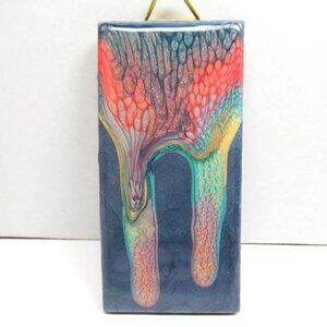 Drippy Hanging Art Tile